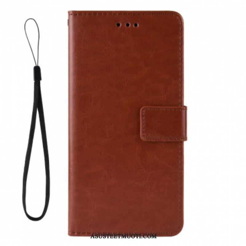 Nahkakotelo Xiaomi Redmi Note 10 / 10S Flashy Faux Leather