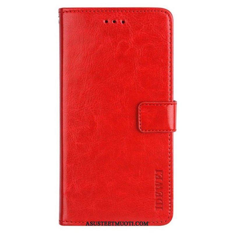 Nahkakotelo Xiaomi Redmi Note 12 Pro Nahkajäljitelmä Idewei