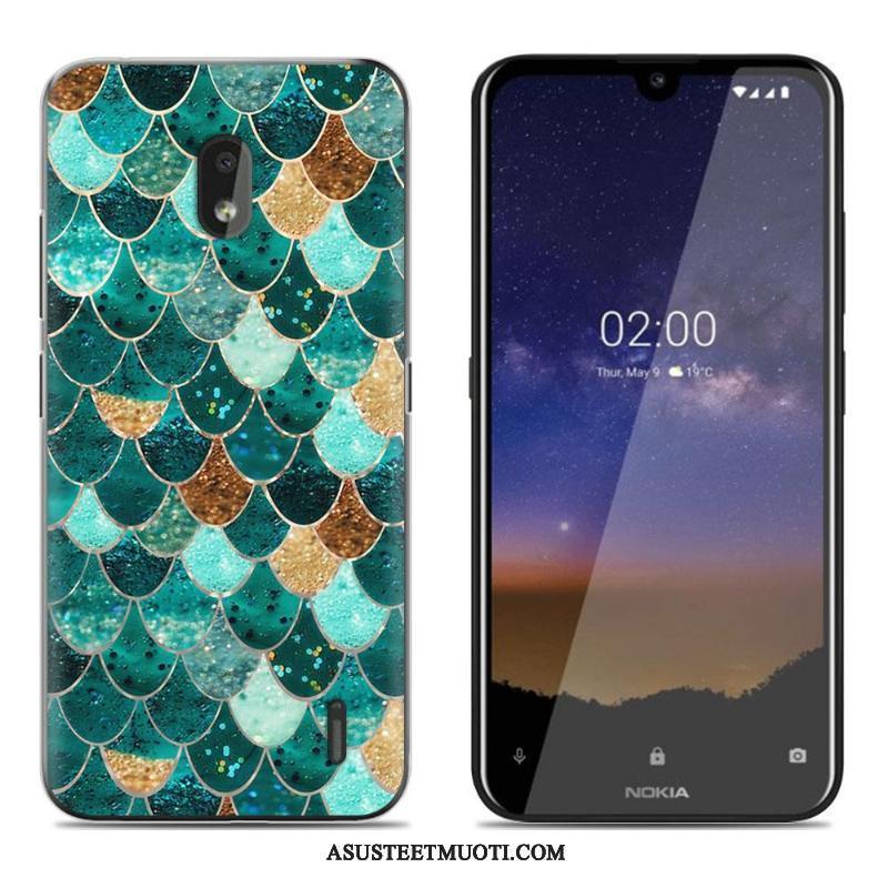 Nokia 2.2 Kuoret Sarjakuva Läpinäkyvä Puhelimen Pehmeä Neste Jauhe