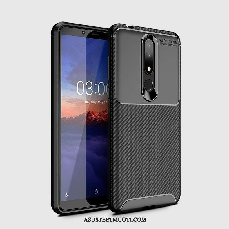 Nokia 3.1 Plus Kuoret Tide-brändi Kuori Musta Luova Puhelimen