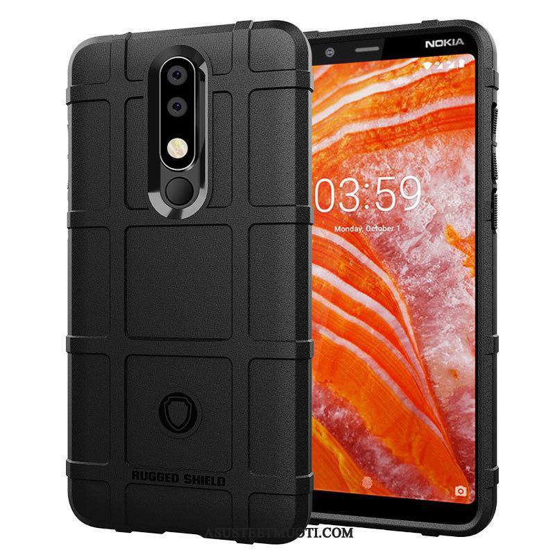 Nokia 3.1 Plus Kuori Kuoret Kotelo Puhelimen Murtumaton Vihreä