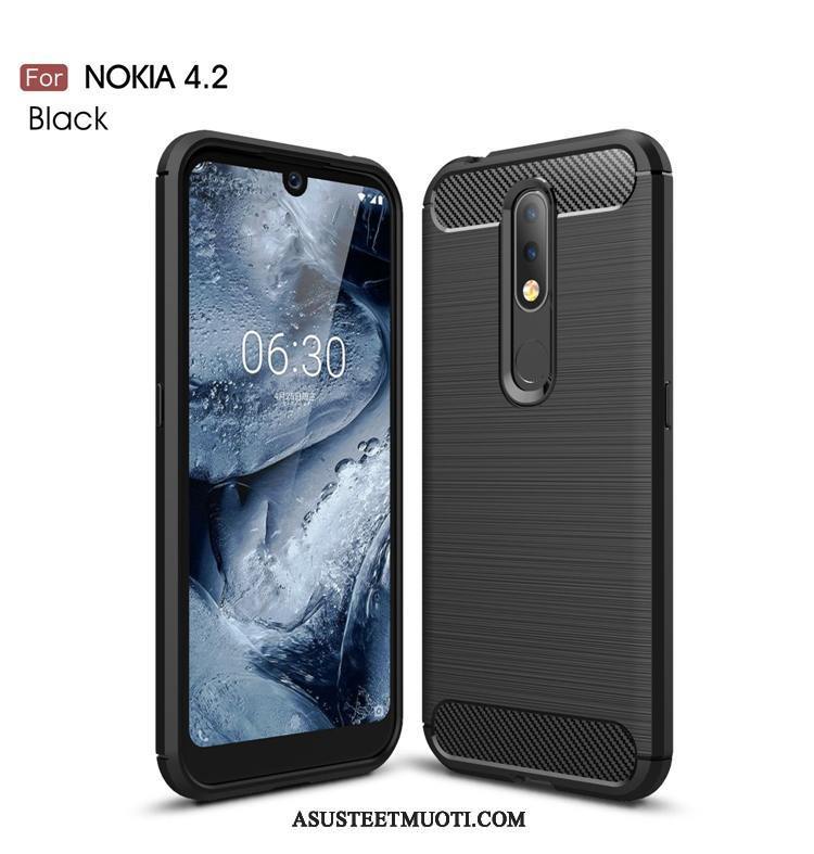 Nokia 4.2 Kuoret Pehmeä Neste Korkealaatuinen Johdin Kuori 说