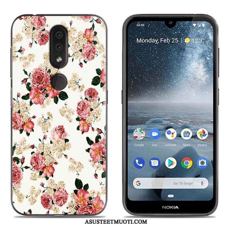 Nokia 4.2 Kuoret Sarjakuva Musta Puhelimen Uusi Maalaus