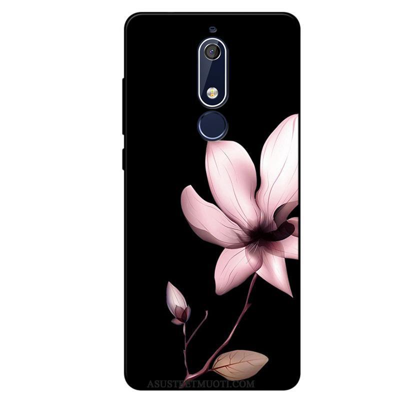 Nokia 5.1 Kuoret All Inclusive Taide Silikoni Murtumaton Kuori