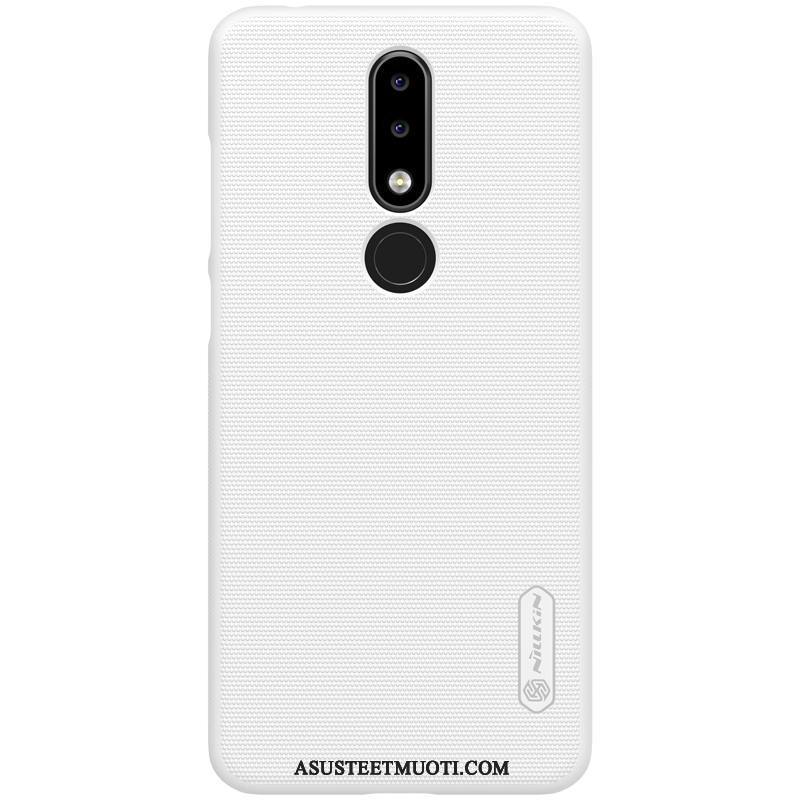 Nokia 5.1 Plus Kuoret Murtumaton Kova Kuori Suojaus Pesty Suede