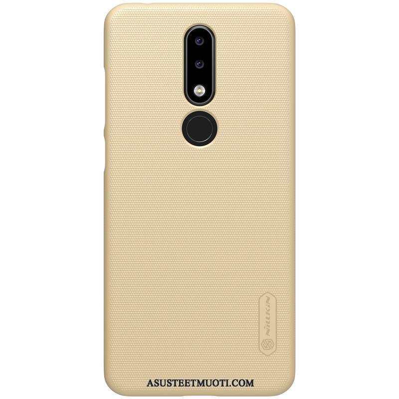 Nokia 5.1 Plus Kuoret Murtumaton Kova Kuori Suojaus Pesty Suede