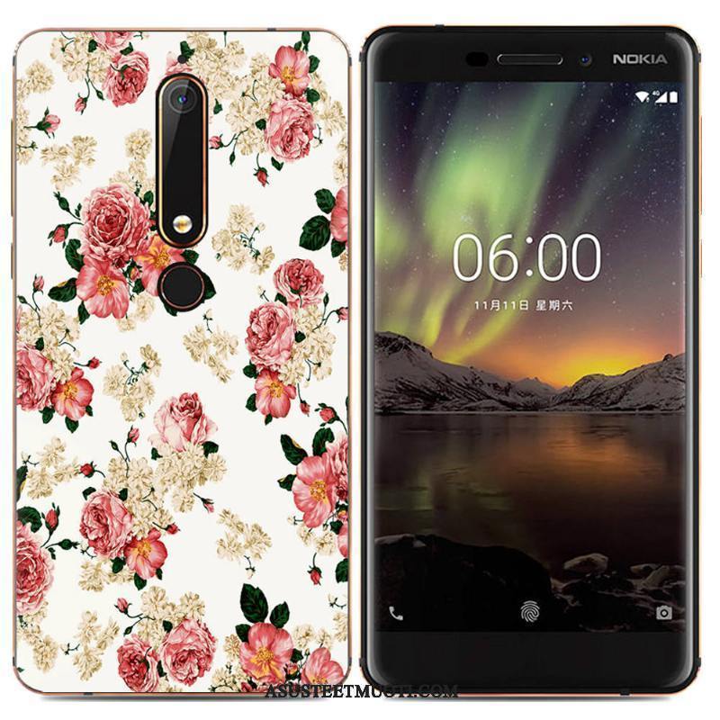 Nokia 6.1 Kuoret Pehmeä Neste Puhelimen Sarjakuva Suojaus Kotelo