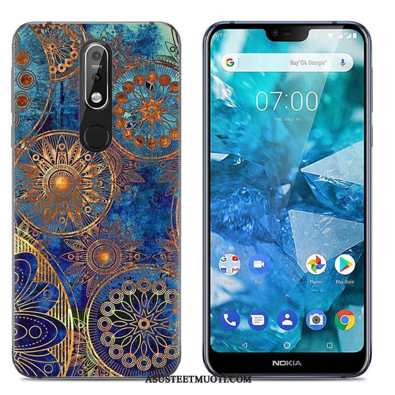 Nokia 7.1 Kuori Kuoret Jauhe Maalaus Puhelimen Silikoni