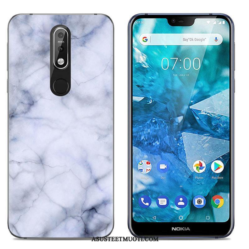 Nokia 7.1 Kuori Kuoret Jauhe Maalaus Puhelimen Silikoni