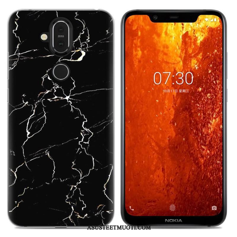 Nokia 8.1 Kuoret Puhelimen Vihreä Kotelo Murtumaton Pehmeä Neste