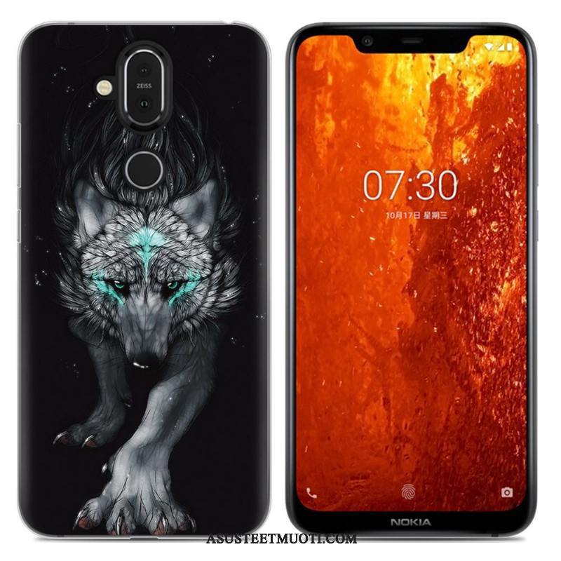 Nokia 8.1 Kuoret Puhelimen Vihreä Kotelo Murtumaton Pehmeä Neste