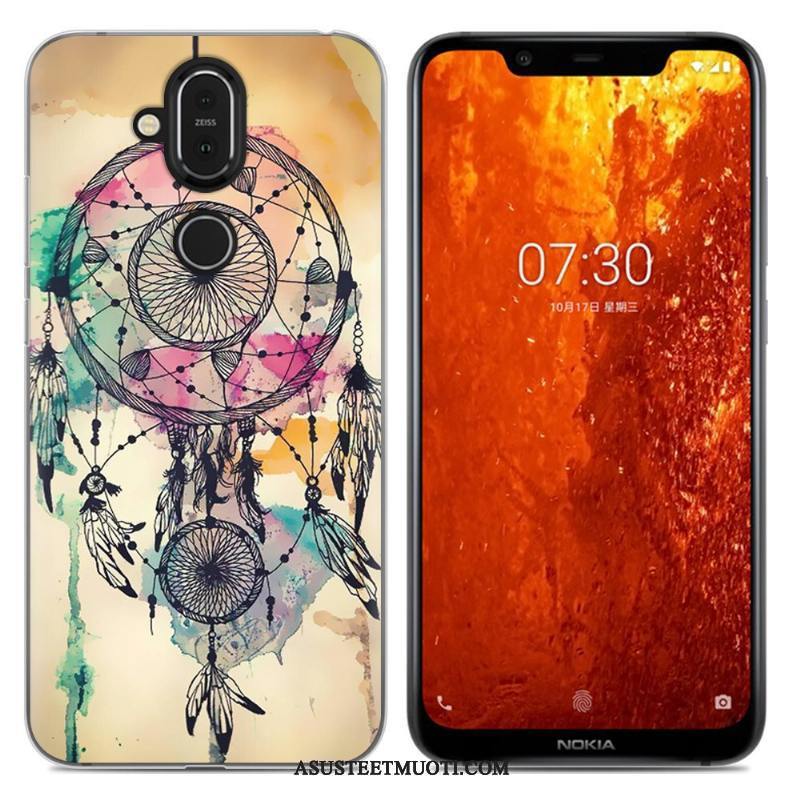 Nokia 8.1 Kuoret Puhelimen Vihreä Kotelo Murtumaton Pehmeä Neste