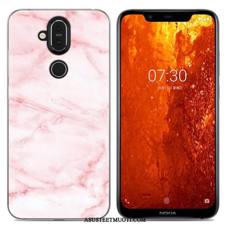 Nokia 8.1 Kuoret Puhelimen Vihreä Kotelo Murtumaton Pehmeä Neste