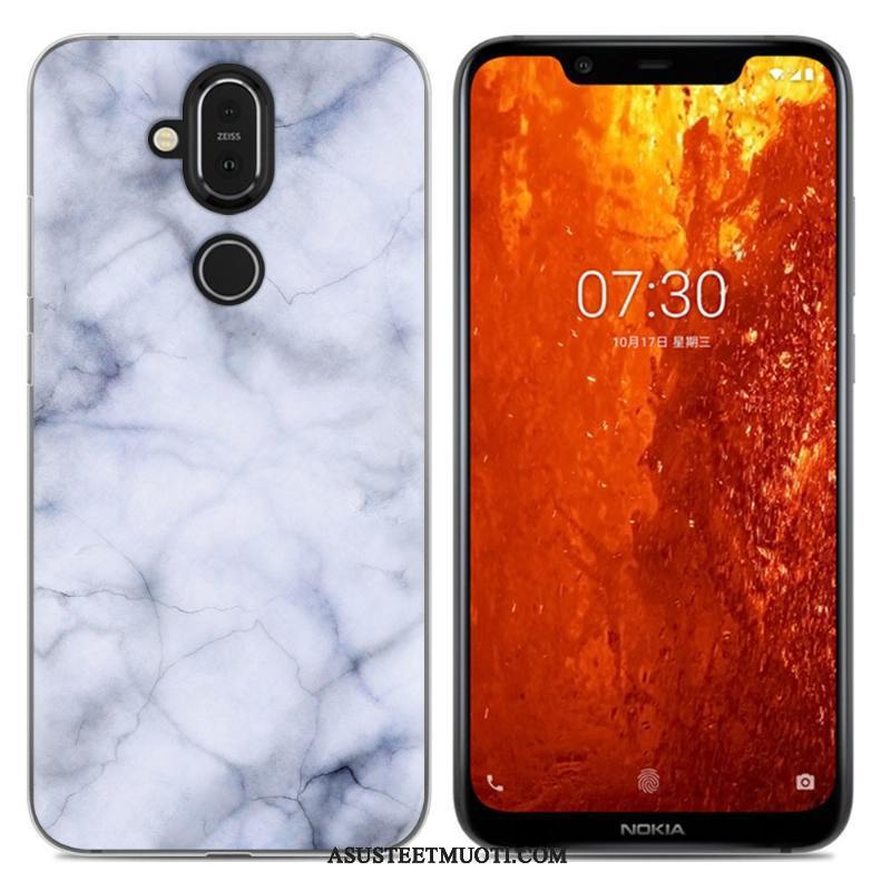 Nokia 8.1 Kuoret Puhelimen Vihreä Kotelo Murtumaton Pehmeä Neste