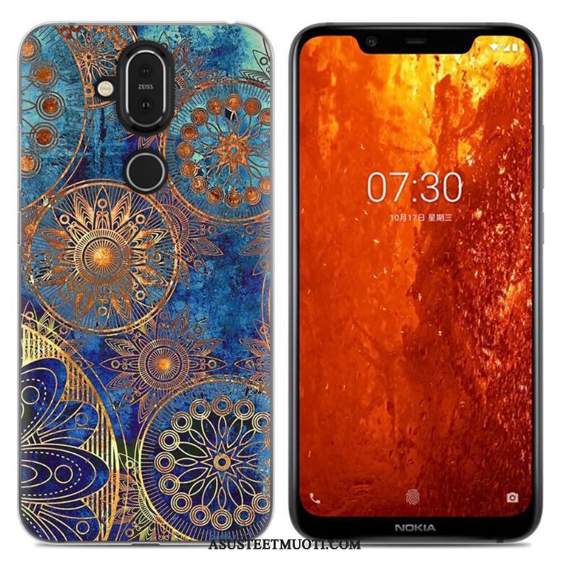 Nokia 8.1 Kuoret Puhelimen Vihreä Kotelo Murtumaton Pehmeä Neste