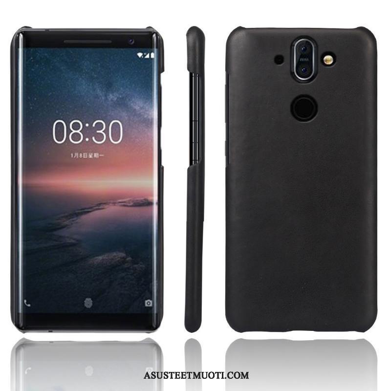 Nokia 8 Sirocco Kuoret Kotelo Suojaus Kuori Puhelimen Nahkakotelo