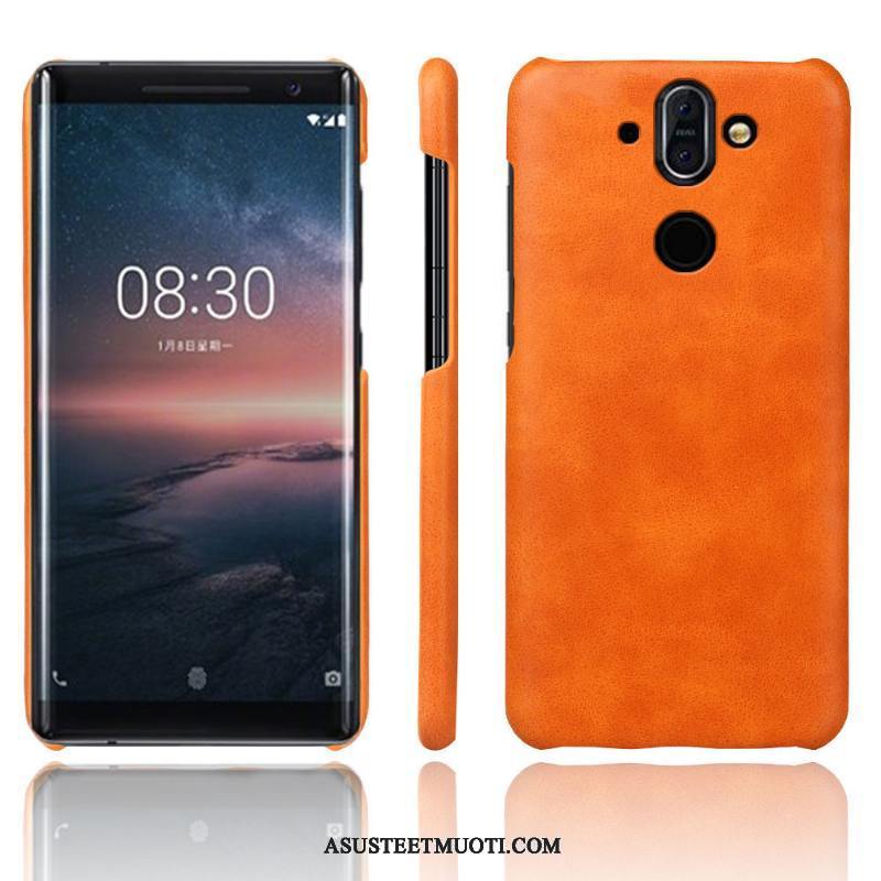 Nokia 8 Sirocco Kuoret Kotelo Suojaus Kuori Puhelimen Nahkakotelo