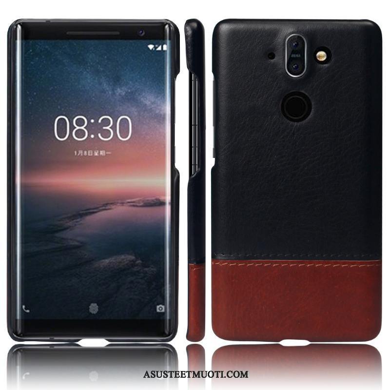 Nokia 8 Sirocco Kuoret Kotelo Suojaus Kuori Puhelimen Nahkakotelo