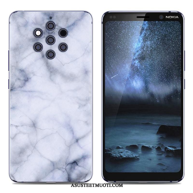 Nokia 9 Pureview Kuoret Pehmeä Neste Suojaus Pu Luova Kotelo