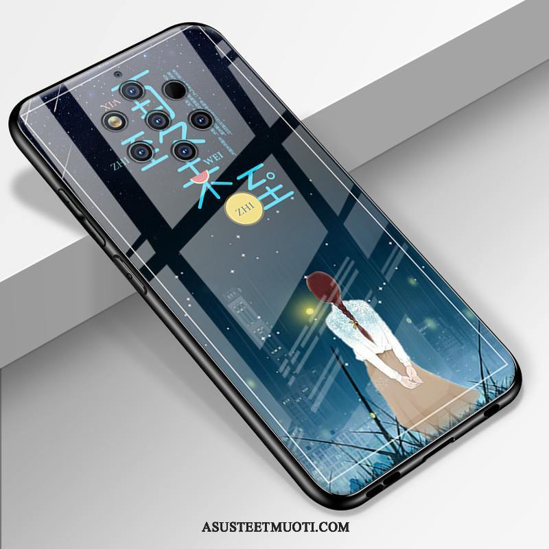Nokia 9 Pureview Kuoret Pu Taide Sininen Suojaus Luova
