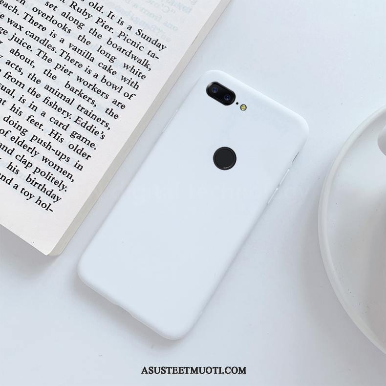Oneplus 5t Kuoret All Inclusive Violetti Kuori Kiinteä Väri Silikoni