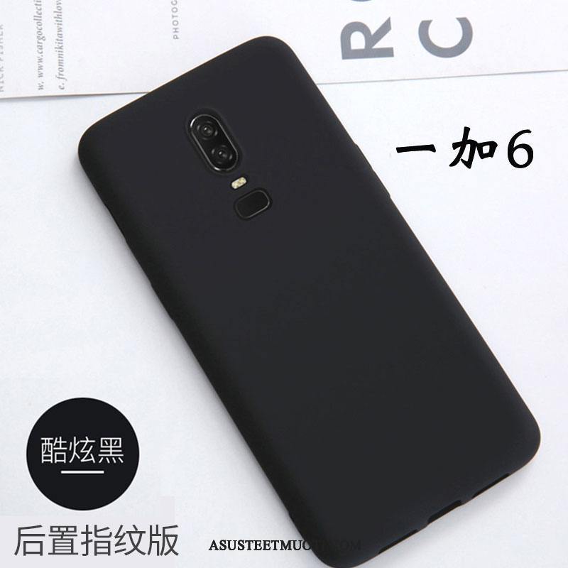 Oneplus 6 Kuoret All Inclusive Luova Tide-brändi Pesty Suede Pehmeä Neste