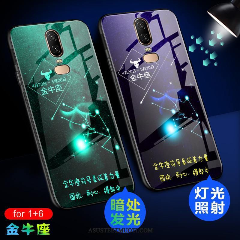 Oneplus 6 Kuori Kuoret Tähdistö Kova Silikoni Murtumaton