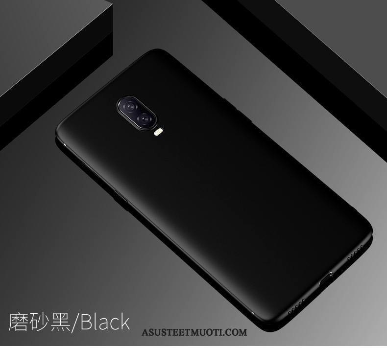 Oneplus 6t Kuoret Muokata Silikoni Pesty Suede Suojaus Kotelo