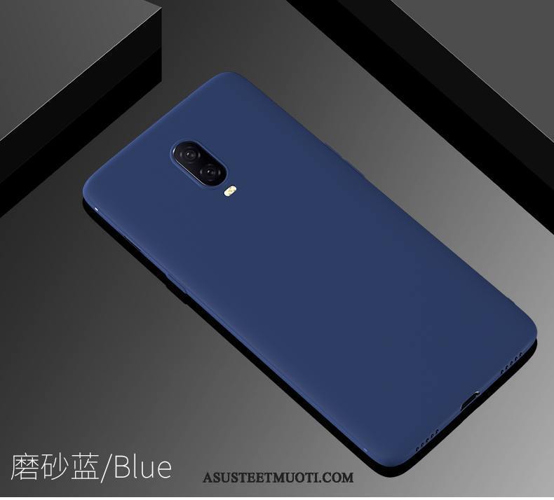 Oneplus 6t Kuoret Muokata Silikoni Pesty Suede Suojaus Kotelo