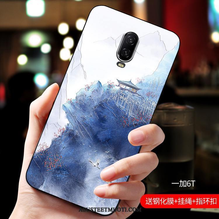 Oneplus 6t Kuoret Puhelimen Kotelo Rakastunut Kohokuviointi Muokata
