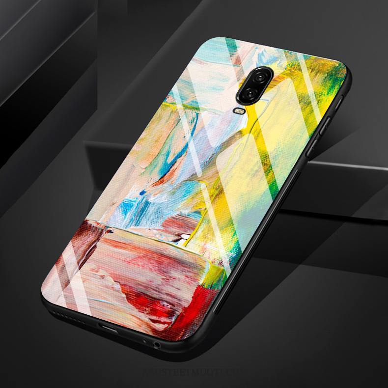 Oneplus 6t Kuoret Uusi Taide Pehmeä Neste Lasi Peili