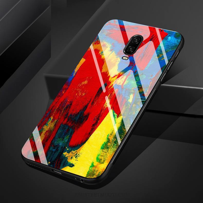 Oneplus 6t Kuoret Uusi Taide Pehmeä Neste Lasi Peili