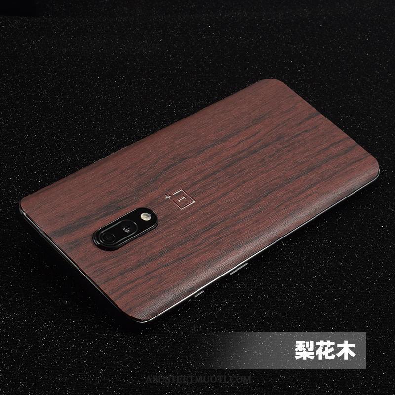 Oneplus 7 Kuoret Puhelimen Puulajit Suojaus Kuori Pesty Suede