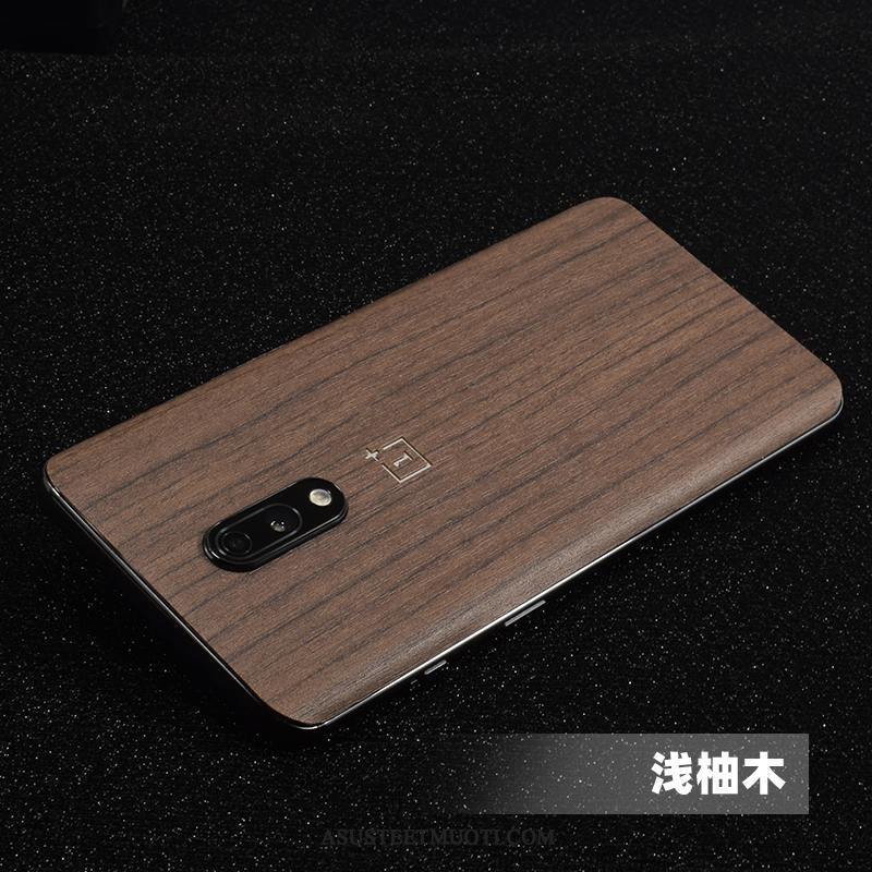 Oneplus 7 Kuoret Puhelimen Puulajit Suojaus Kuori Pesty Suede