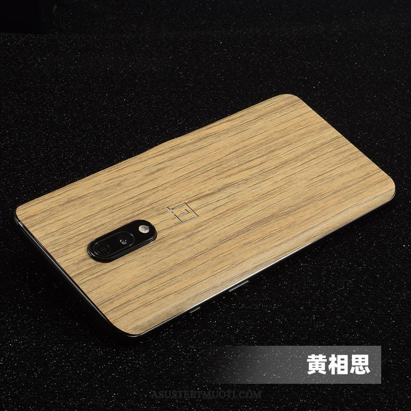 Oneplus 7 Kuoret Puhelimen Puulajit Suojaus Kuori Pesty Suede