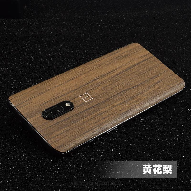 Oneplus 7 Kuoret Puhelimen Puulajit Suojaus Kuori Pesty Suede