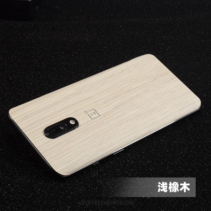 Oneplus 7 Kuoret Puhelimen Puulajit Suojaus Kuori Pesty Suede