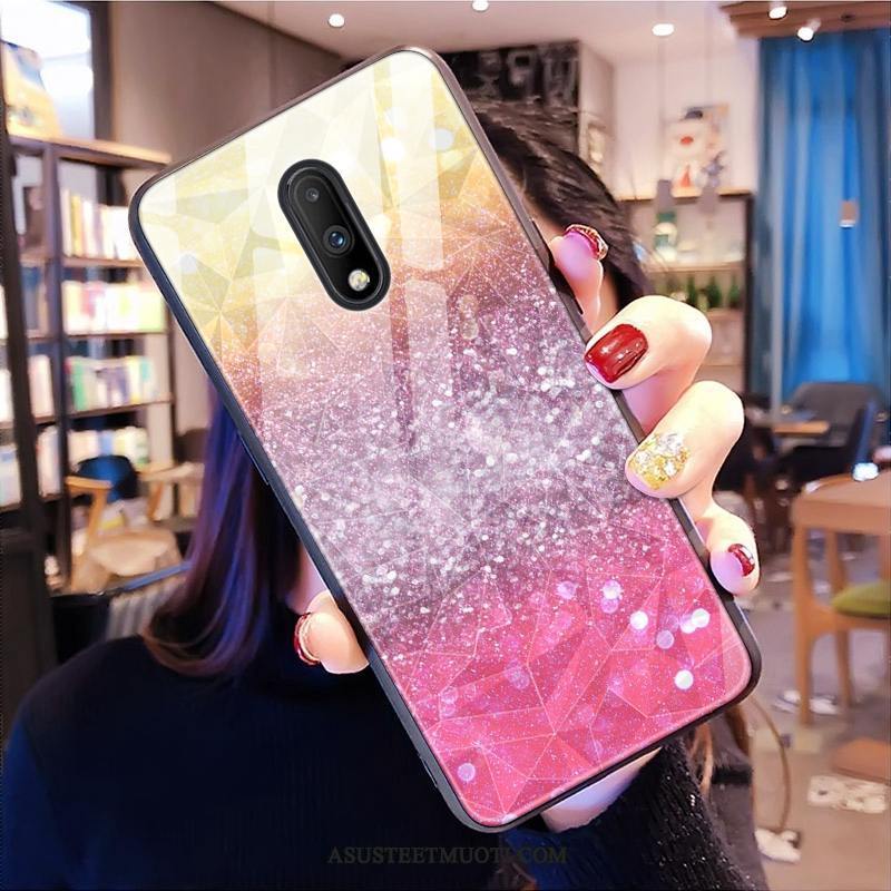 Oneplus 7 Kuoret Timantti Silikoni Kotelo Net Red Kuori