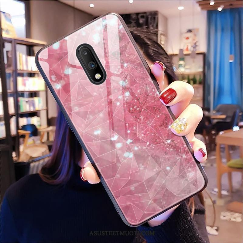 Oneplus 7 Kuoret Timantti Silikoni Kotelo Net Red Kuori