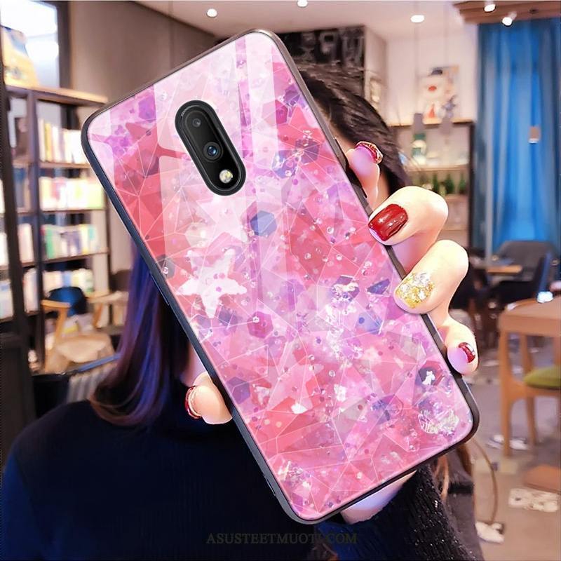 Oneplus 7 Kuoret Timantti Silikoni Kotelo Net Red Kuori