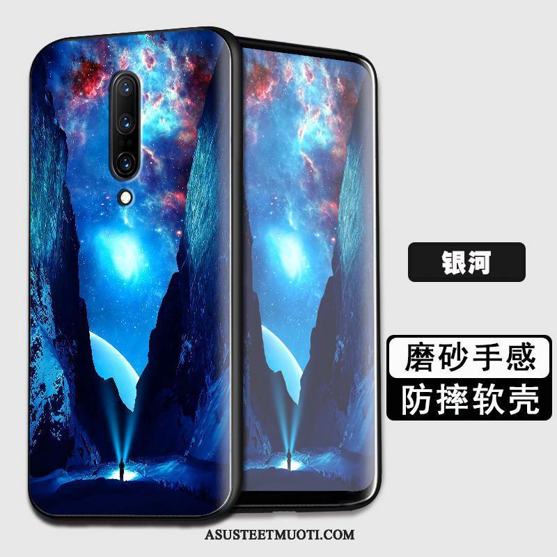 Oneplus 7 Pro Kuoret Puhelimen Luova Pesty Suede Murtumaton Trendi