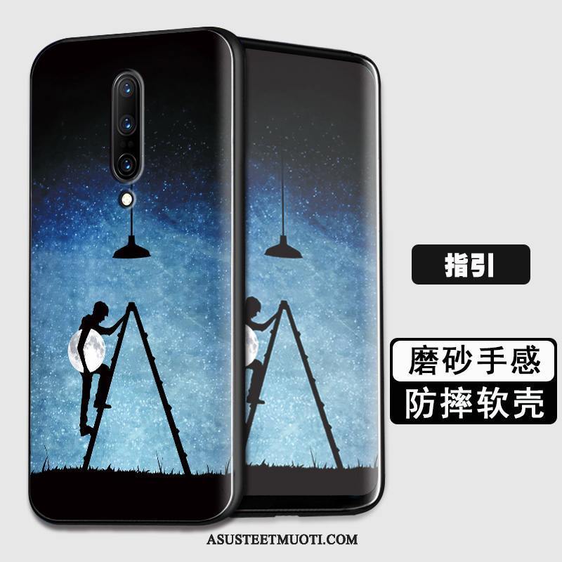 Oneplus 7 Pro Kuoret Puhelimen Luova Pesty Suede Murtumaton Trendi