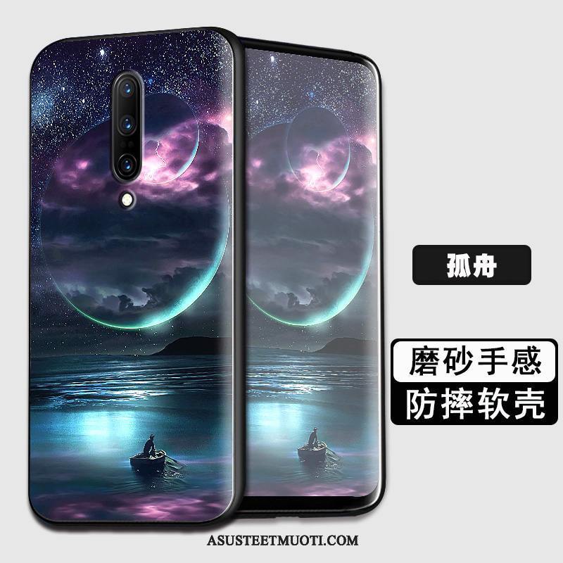 Oneplus 7 Pro Kuoret Puhelimen Luova Pesty Suede Murtumaton Trendi