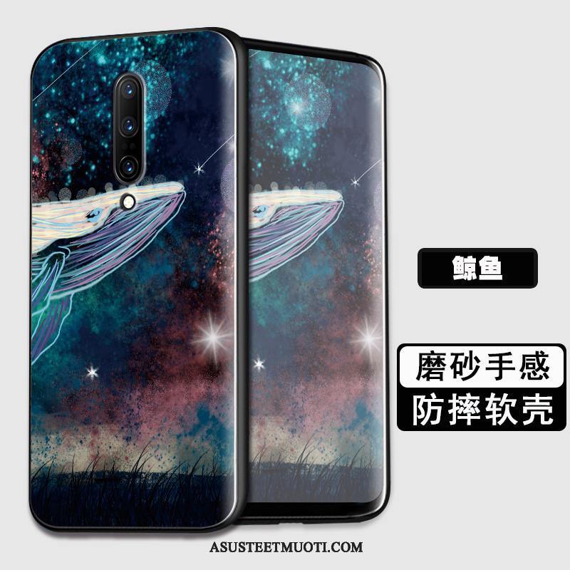 Oneplus 7 Pro Kuoret Puhelimen Luova Pesty Suede Murtumaton Trendi