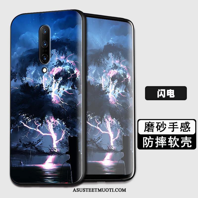 Oneplus 7 Pro Kuoret Puhelimen Luova Pesty Suede Murtumaton Trendi