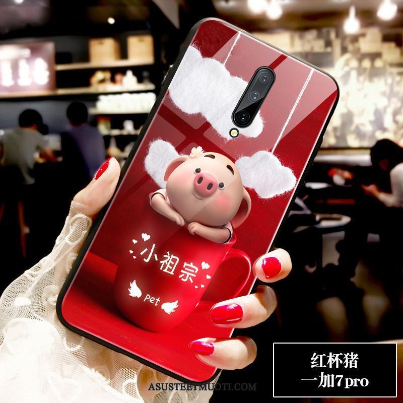 Oneplus 7 Pro Kuoret Rakastunut Ihana Punainen Luova Kuori