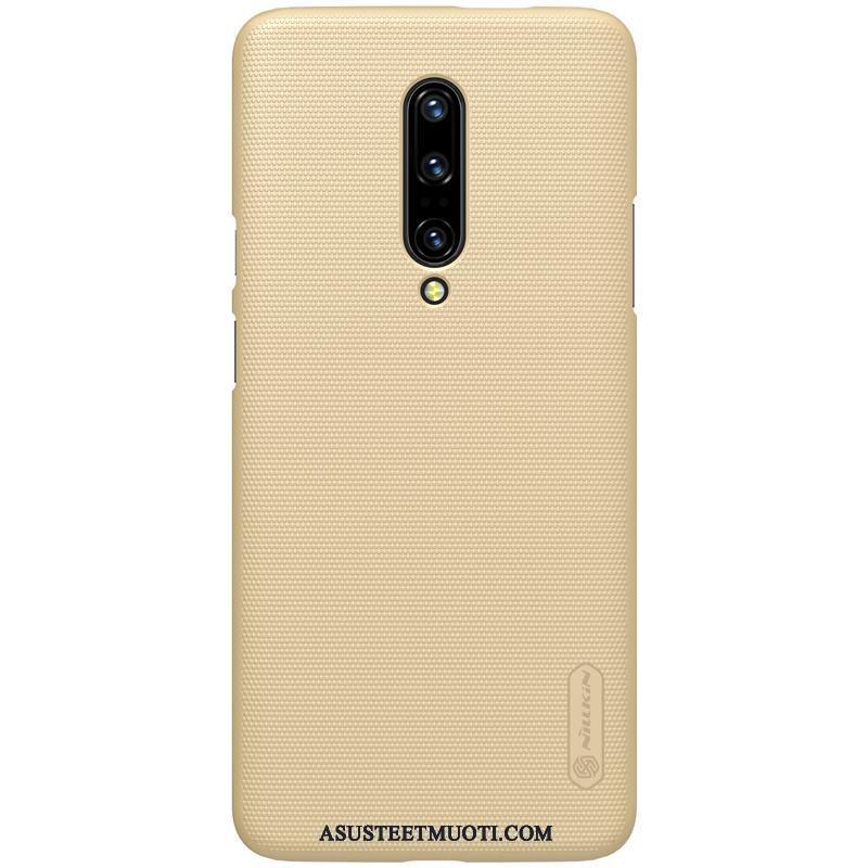 Oneplus 7 Pro Kuori Kuoret Kotelo Kova Suojaus Murtumaton Kulta