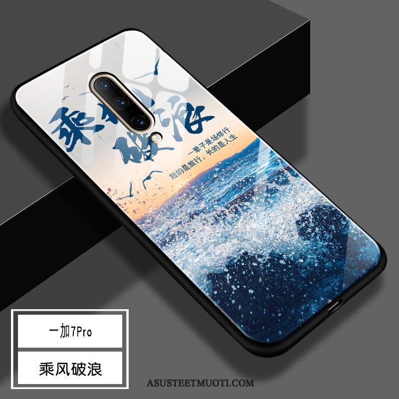 Oneplus 7 Pro Kuori Kuoret Suojaus Lasi Kova Silikoni