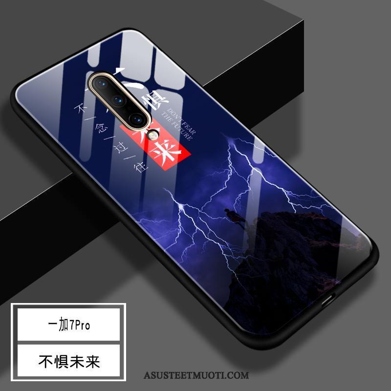 Oneplus 7 Pro Kuori Kuoret Suojaus Lasi Kova Silikoni