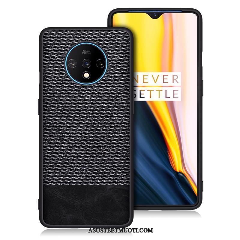 Oneplus 7t Kuori Kuoret All Inclusive Murtumaton Musta Uusi